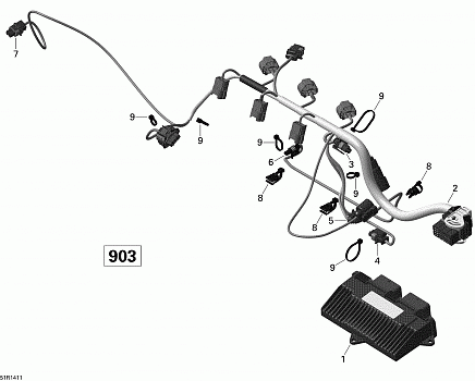 Engine Harness And Electronic Module ACE 900_51R1411