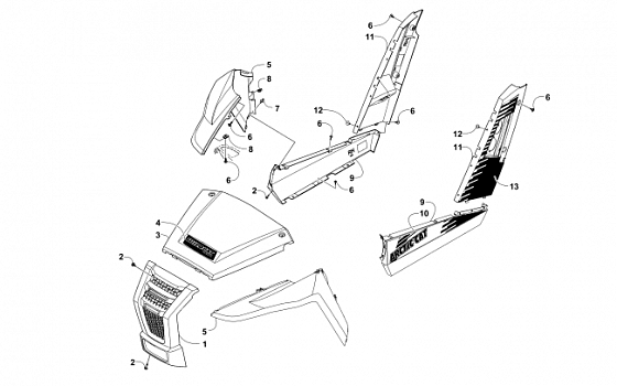 FRONT AND SIDE PANEL ASSEMBLIES