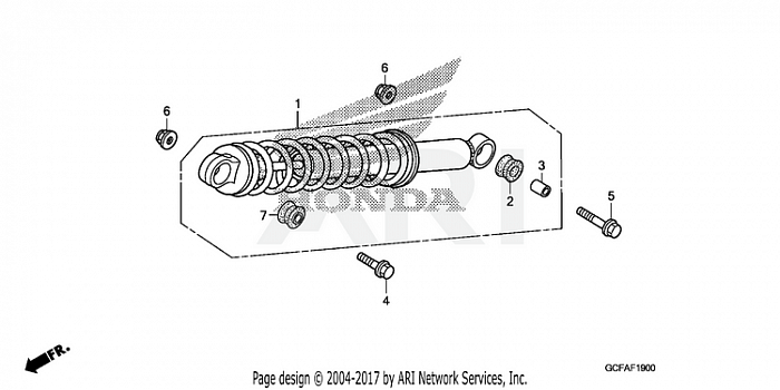 REAR SHOCK ABSORBER