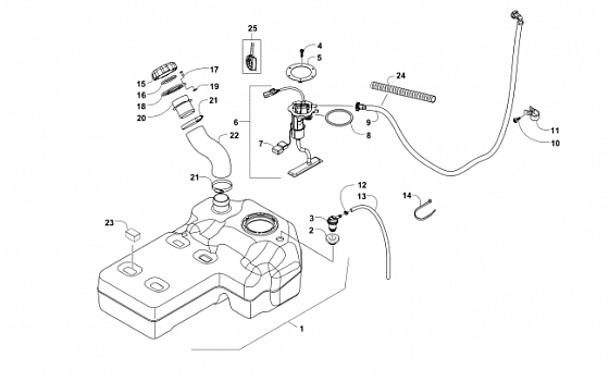 GAS TANK ASSEMBLY