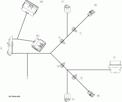 Electrical Harness - Console - Package Standard-S-Special - North America