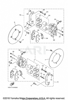 FRONT BRAKE CALIPER