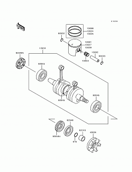 Crankshaft/Piston(s)(JS750-A3/A4)