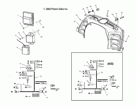 CONSOLE - S04ND4BS/BSA (4988678867B03)