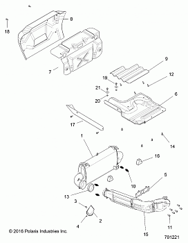 ENGINE, EXHAUST SYSTEM - Z14ST1EFX (701221)