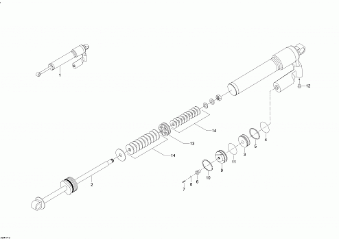 Rear Shocks - 800R E-TEC