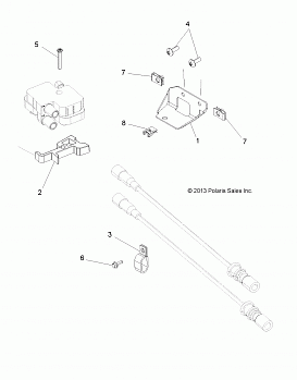 ELECTRICAL, IGNITION COIL MOUNTING - A15SVE95HW (49ATVIGNITION14850SCRAM)