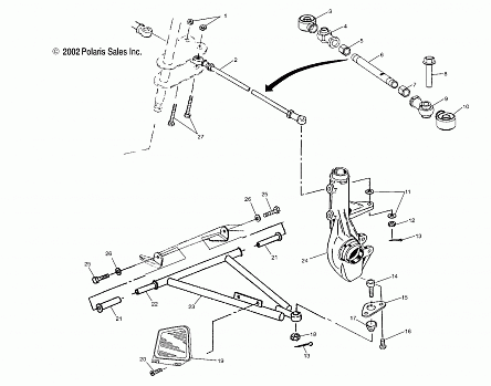 A-ARM/STRUT MOUNTING - A03CL50AA (4975687568B05)