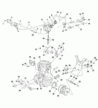 ENGINE MOUNTING - A02CH42AA (4968536853A13)