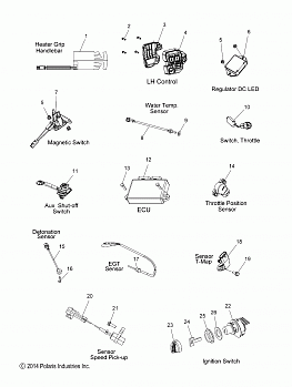 ELECTRICAL, SWITCHES, SENSORS and COMPONENTS - S15DR6PEL (49SNOWELECT15PROS6)