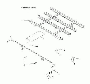 BOX SUPPORT - R05RD68AA/AB (4995359535A09)