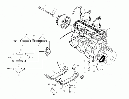 ENGINE MOUNTING - S01SB8AS (4960686068C005)