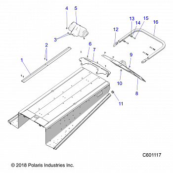 BODY, BUMPER, REAR, SNOWFLAP and TAILLIGHT COVER - S20CED5BSL/BSU (C601117)