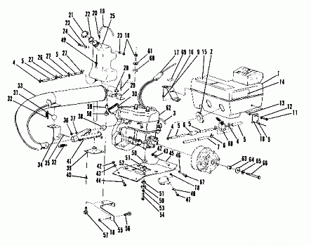 Engine Mounting (Trail) (4909500950019A)