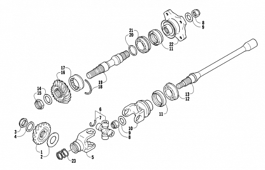 SECONDARY DRIVE ASSEMBLY