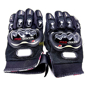 Перчатки мотоциклетные черные Pr-Biker размер XL MCS-01C_BLack_XL