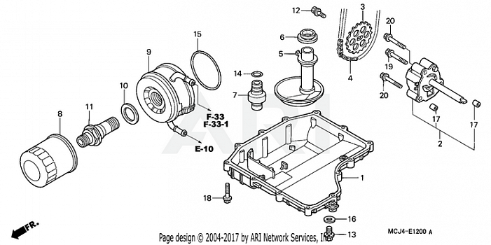 OIL PAN + OIL PUMP