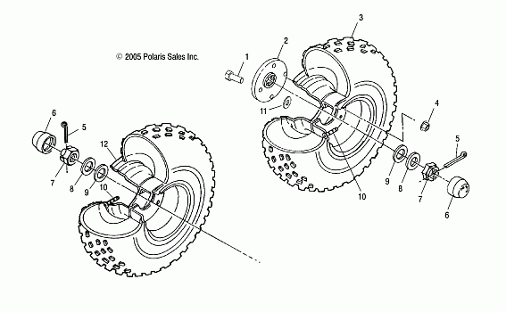 REAR and MIDDLE WHEEL - A05CL50AA (4999201649920164B14)