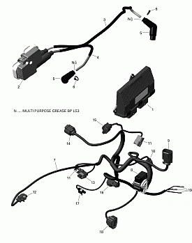 Engine Harness And Electronic Module - 122