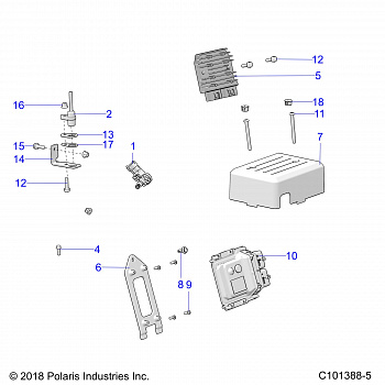 ELECTRICAL, SENSORS, MODULES, and SWITCHES - A18HZA15B4 (C101388-5)