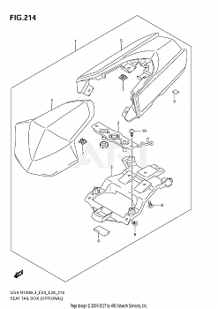 SEAT TAIL BOX (OPTIONAL) (GSX-R1000L3 E33)