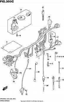 WIRING HARNESS (DR650SEL7 E33)