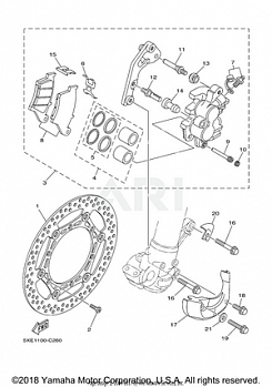 FRONT BRAKE CALIPER