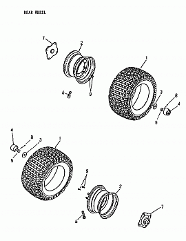 Rear Wheel 172a-21