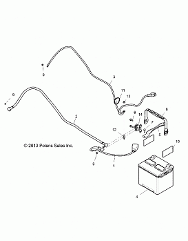 ELECTRICAL, BATTERY - Z146T1EAM/EAW (49RGRBATTERY14RZR1000)