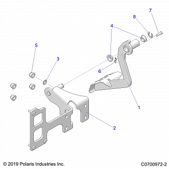 BRAKES, PEDAL AND MASTER CYLINDER - Z20A5A87B2/E87BP/BK/BX (C0700972-2)