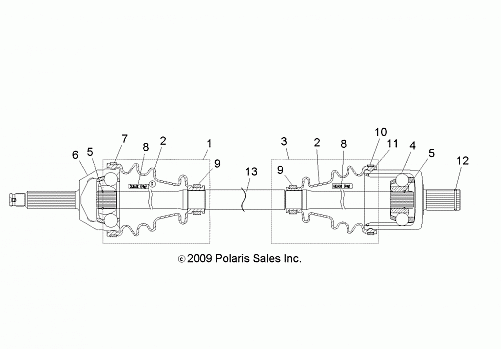 DRIVE TRAIN, FRONT DRIVE SHAFT - R14RH57AA/AC/AR/6EAZ (49RGRSHAFTDRV104004X4)