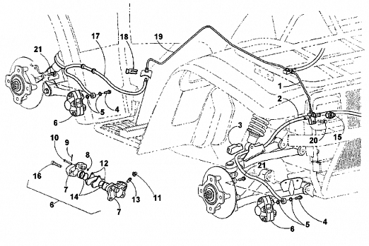 HYDRAULIC BRAKE ASSEMBLY