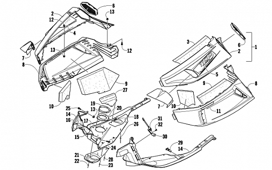 SKID PLATE AND SIDE PANEL ASSEMBLY