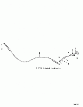 DRIVE TRAIN, GEAR SELECTOR - Z17VBE87N2 (701072)