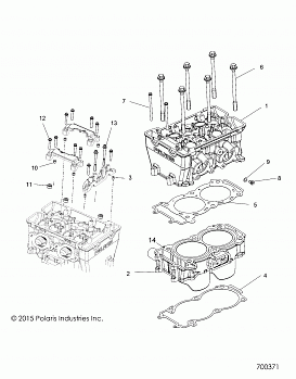 ENGINE, CYLINDER and HEAD - R19RT_87 ALL OPTIONS (700371)