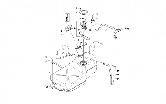 GAS TANK ASSEMBLY