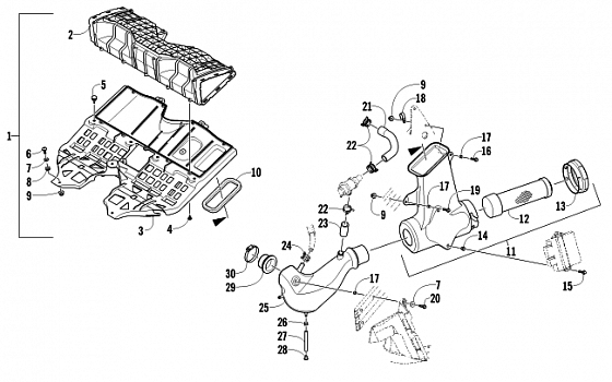 AIR SILENCER ASSEMBLY