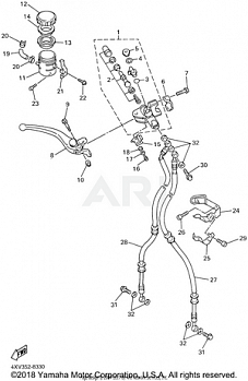 FRONT MASTER CYLINDER