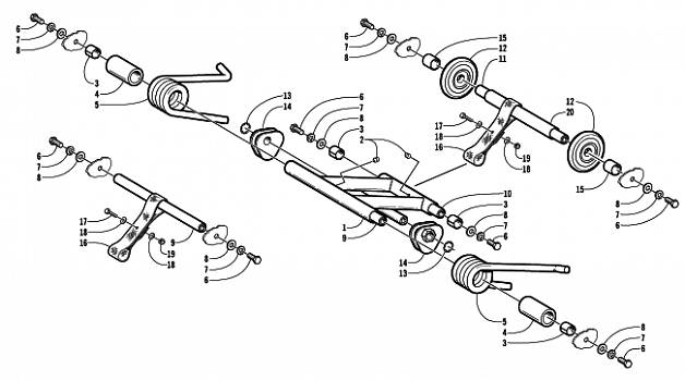 REAR SUSPENSION ARM ASSEMBLY