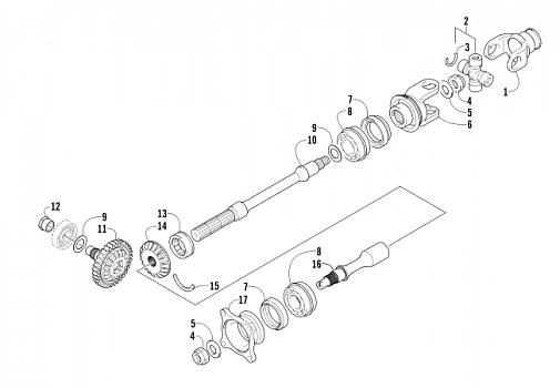 SECONDARY DRIVE ASSEMBLY