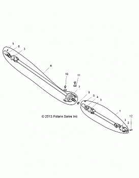 DRIVE TRAIN, PROP SHAFT - Z146T1EAM/EAW (49RGRSHAFTPROP14RZR1000)