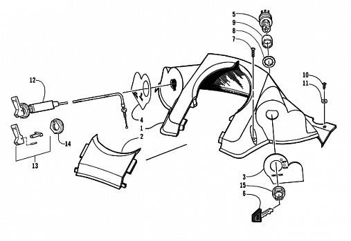 CONSOLE AND SWITCH ASSEMBLY