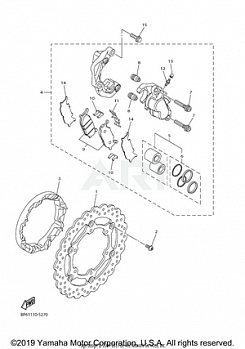 FRONT BRAKE CALIPER