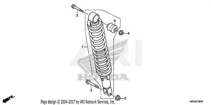 REAR SHOCK ABSORBER