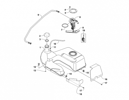 GAS TANK ASSEMBLY