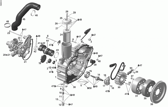 PTO Cover And Magneto