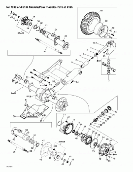 Drive System, Rear (for 7919 And 8135 Models)