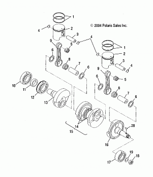 PISTON and CRANKSHAFT - S05NJ5BS/A (4992769276C11)