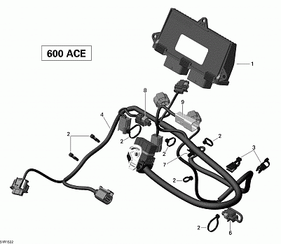 Engine Harness And Electronic Module _51R1522