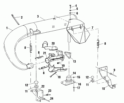 EXHAUST SYSTEM - S01SD5BS (4960486048C001)